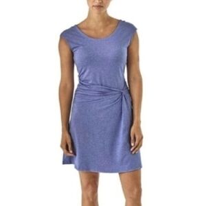 Patagonia Seabrook Twist Dress Heathered Blue Outdoor Athletic Casual Size S
